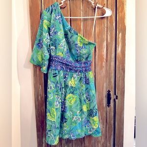Brand New Lilly Pulitzer One Shoulder Dress Size 0